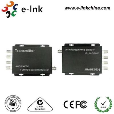 中国 AHD HDCVI HDTVIのアナログのビデオ多重交換装置、4チャネルBNCのコネクターの可聴周波ビデオ多重交換装置 販売のため