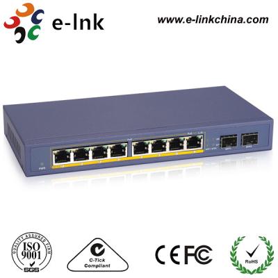China 8 Port Gigabit Ethernet POE Network Switch For Ip Cameras 15.4W Output for sale