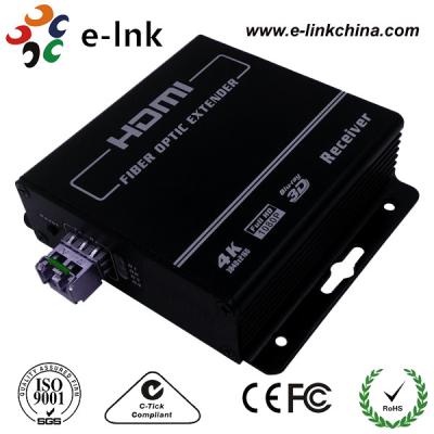 China Conector HDMI sobre el suplemento de la fibra óptica, Hdmi del LC al convertidor del suplemento Cat5/Cat6 en venta