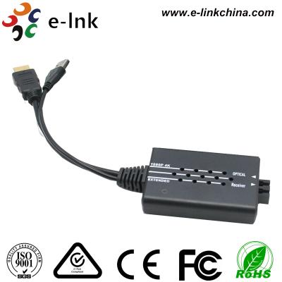 China OM3 HDMI Over Fiber Optic Extender , Multimode Fiber Hdmi To Optical Cable Converter Box for sale