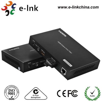 China 10 / 100M Ethernet HDMI Video Over Fiber Optic Cable Extender SC Duplex Connector for sale