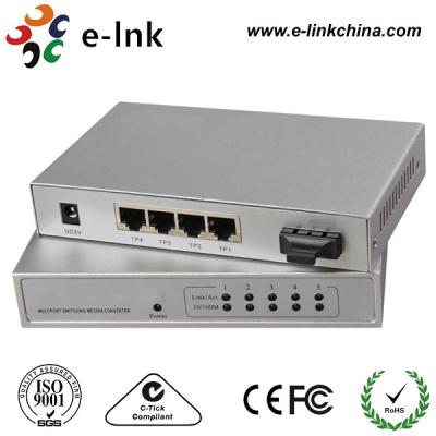 China 10 / a fibra ótica de 100M aos ethernet do conversor dos meios Cat5 comuta o porto 1000Base de 16 SFP - X à venda