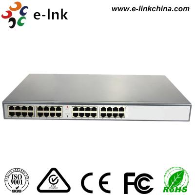 China 10 / poder sobre inyector de Ethernet, poder de 100Mbps IEEE802.3 Af de 16 puertos sobre el convertidor de Ethernet en venta