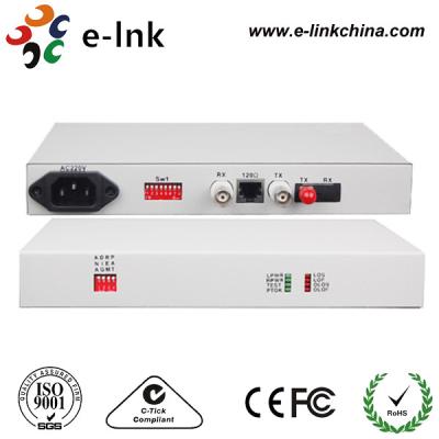 China interfaz del protocolo E1 del módem del convertidor de Ethernet de fibra óptica de los 20km medios en venta