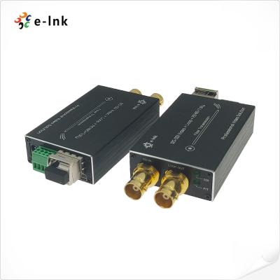 China 12G SDI Video Over Fiber Extender With Tally RS485 And Loop Out SMF LC 20KM for sale