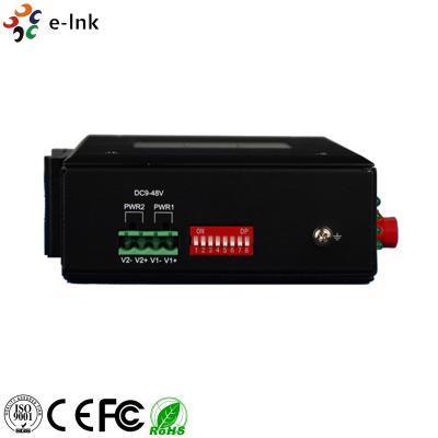China 1 industrial - convertidor de Ethernet de la fibra 4Ch, solo modo RS232/RS22/RS485 en venta