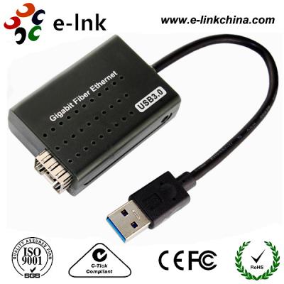 China Single Port Usb3.0 To Gigabit Sfp Media Converter , Fiber Optic Ethernet Media Converter for sale