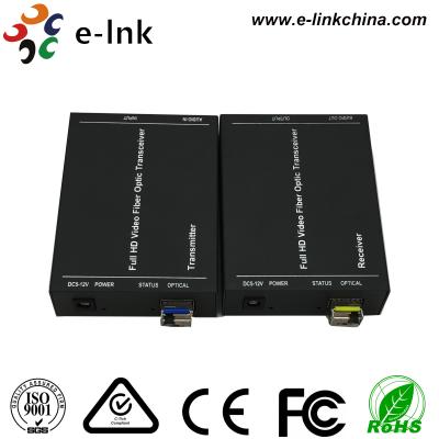 China 1080P Fiber Optic Hdmi Extender with External Audio Transmission 20Km , SM  LC (SFP) for sale