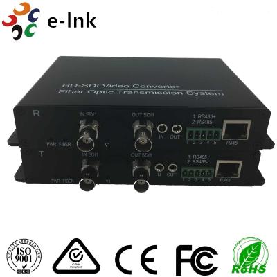 China 3G - SDI Video Hd Sdi To Fiber Converter RS485 Data with 10 / 100M Ethernet for sale