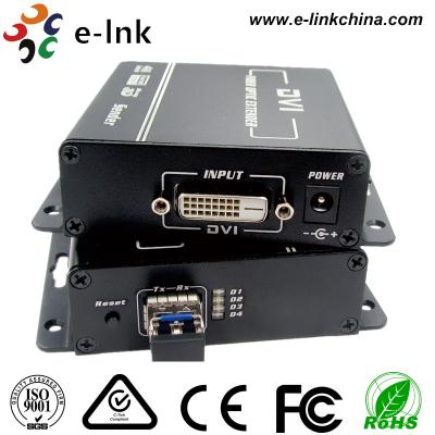 China vídeo de 4K DVI a la ayuda video DVI 1,0/HDMI V1.4 de la tasa de bits de los Gbps del medios convertidor 3,40 de la fibra en venta