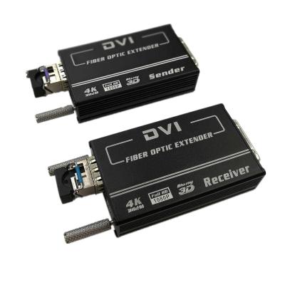China vídeo manual del 1.4km EDID DVI al convertidor de la fibra mini solo modo de 4K x de 2K 2 años de garantía en venta