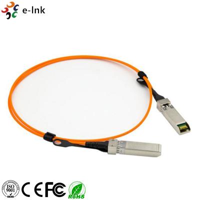 China Active Optical Cable Fiber Optic Transceiver Module OM2 Cable Length 1m 10G SFP+ To SFP+ for sale