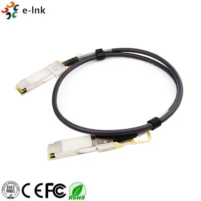 China Passive Copper DAC Direct Attached Twinax Cable 40G QSFP+ To QSFP+ 0.02 Watt for sale