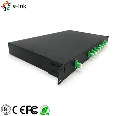 China E- Ligue el módulo óptico CWDM Mux del transmisor-receptor de SFP/el módulo de Demux en soporte de estante 1U/2U en venta