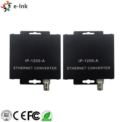 China Fast Transmitting Ethernet Over Coax Extender Transceiver Metal Material With PoE for sale