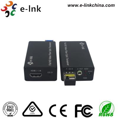 China Mini HDMI Fiber Optic Extender with external stereo audio for sale