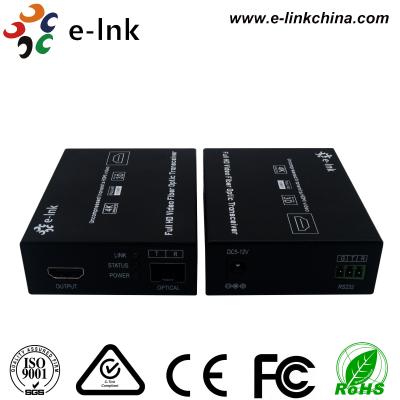 China Transmissor da fibra ótica de HDMI 2,0 e tipo taxa da fibra do modo do receptor multi de dados de 18Gbps à venda