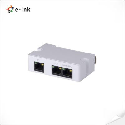 China Mini DIN - Rail Power Over Ethernet Splitter 2 Port POE Extender 3W Power Consumption for sale