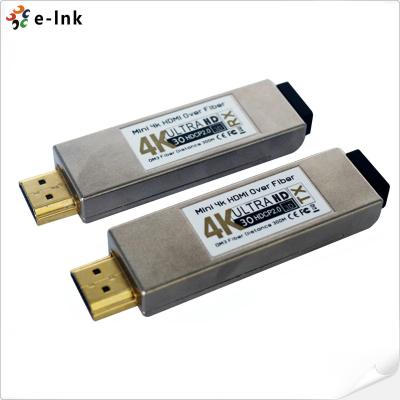 China Mini HDMI Over Fiber Optic Transmitter And Receiver 1.4a Video Signal 4K * 2K Resolution for sale