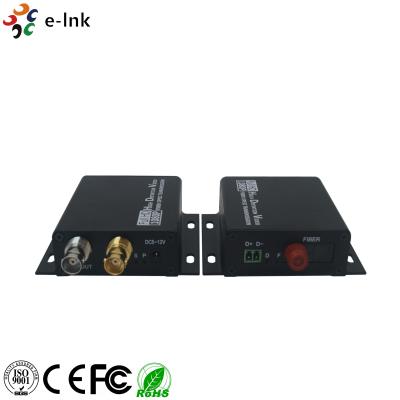 China 20KM Mini HDSDI To Fiber Optic Converter RS422 Loop Out Single Mode Fiber FC Connector for sale