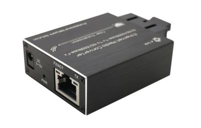 China Micro Type 10/100/1000Base-Tx To 100/1000Base-Fx Ethernet Media Converter  Single Mode, 20km, 1310nm, SC for sale