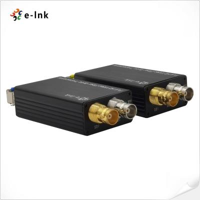 China Mini Bi Directional HD 3G SDI Video Fiber Converter 20km Single Mode for sale