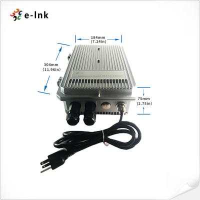 China 90~264VAC 95W Power Over Ethernet Injector IP67 Waterproof 802.3bt for sale