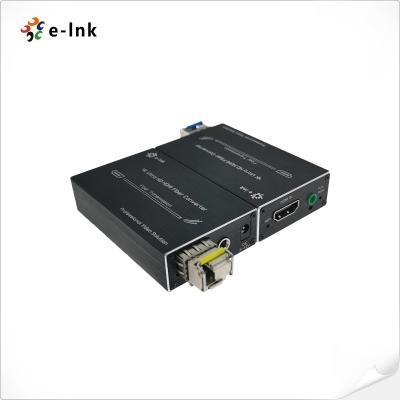China 4K SFP LC 80km HDMI Fiber Extender 10.3Gbps Single Mode Fiber Extender for sale