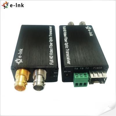 China SMF LC Fiber Connector Sdi To Optical Fiber Converter 20KM Tally and loop out for sale