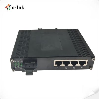 Cina Porto industriale 10/100TX 802.3at PoE del commutatore 4 di Ethernet della st 132W PoE di FC in vendita
