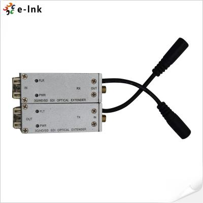 China Desktop SMB 3G HD SD-SDI Optical Micro-Extender Converter Single Mode 20KM for sale