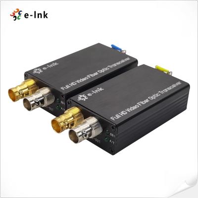 China Bi Directional SDI Video Fiber Converter Mini HD 3G Aluminum Case Simplex LC for sale