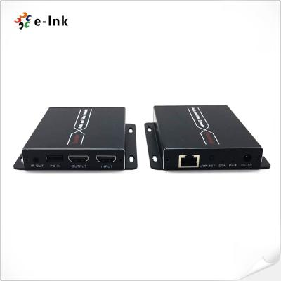 China 4K KVM HDMI Over Fiber Optic Extender DC5V CAT6 6A 120 Meter With Loopout for sale
