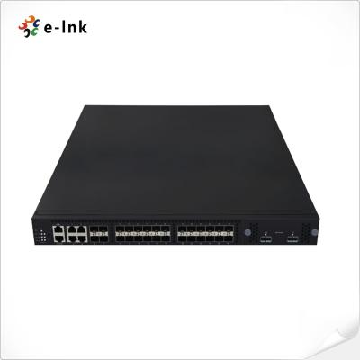 China Interruptor portuário controlado da fibra ótica do porto 10G SFP 2 40G QSFP do interruptor de rede 24 da camada 3 à venda