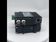 DIN Rail Ethernet Over Coax Extender Industrial With POE+ POC