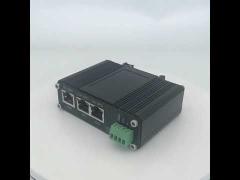 12VDC Power Over Ethernet Splitter 802.3af/at With 2 Port Switch Function