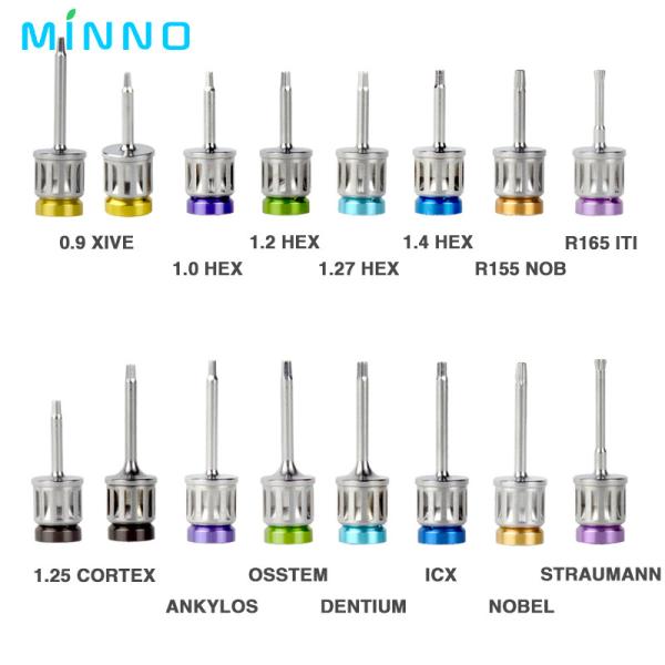 Quality MINNO Dental Implant Screwdriver Set 10-70NCM Torque Wrench Repair Tools for sale