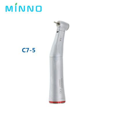 China 15 Aumento de la velocidad baja de la pieza de mano dental contra ángulo LED de fibra óptica pieza de mano en venta