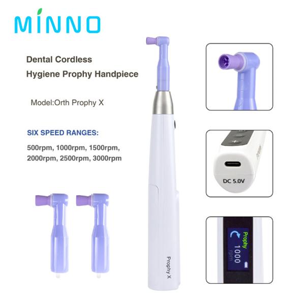 Quality Dental Cordless Polishing Wireless Electric Motor With Prophy Angles Machine for sale