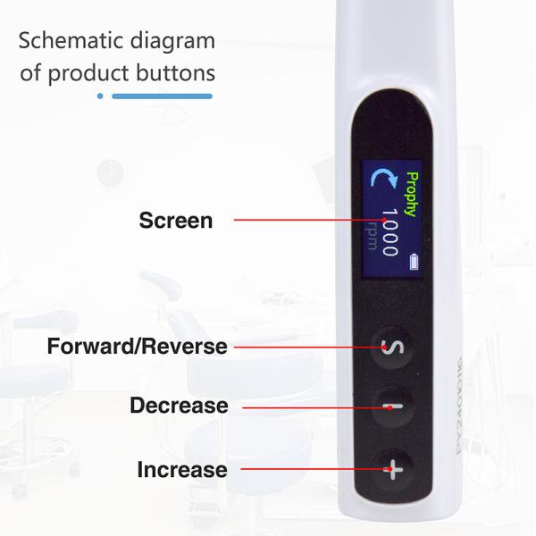 Quality Dental Cordless Polishing Wireless Electric Motor With Prophy Angles Machine for sale