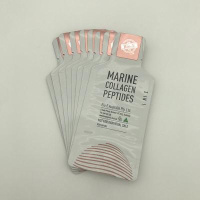 중국 페이스 크림을 위한 특별한 모양이 형성된 라미네이트된 작은 플라스틱 지퍼 팁 판매용