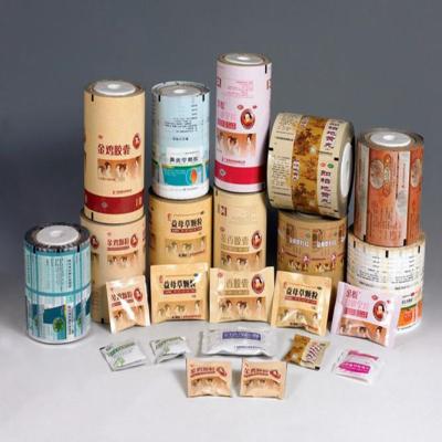 China Soft Heat Seal Food Plastic Printed Laminated Packaging Film Roll Moisture Proof for sale
