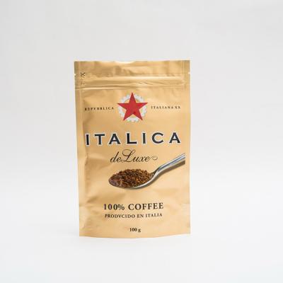 China Kaffee-Verpackentaschen-Aluminiumfolie-Stand 100g AL7 herauf kundenspezifischen Kaffee Bean Bags zu verkaufen