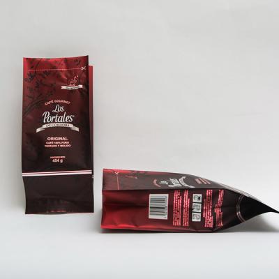 China Custom Coffee Bean Side Gusset Packaging Bag Aluminum Foil Packaging Bag Te koop