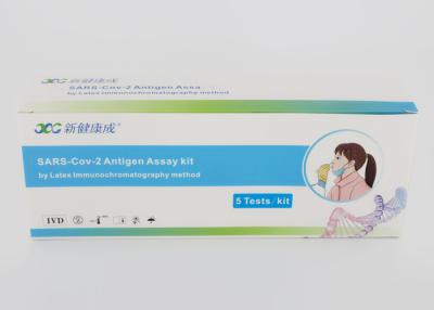 China Covid-19 Self Nasal Rapid Response Drug Test Kit 5 Packs IVD Device for sale