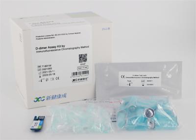 China D-dímero cardiovascular do jogo do teste da imunofluorescência 0.1-10mg/L, 5 minutos à venda