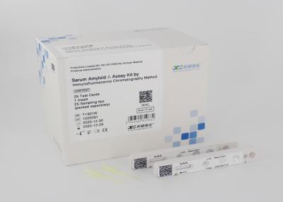 China 25pcs Serum Amyloid A SAA Inflammation Test Kit Cassette 500ul Buffer for sale