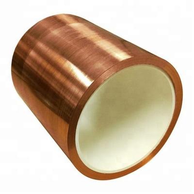 China Electrolytic 25um Thickness Red Copper Sheet Metal Roll for sale