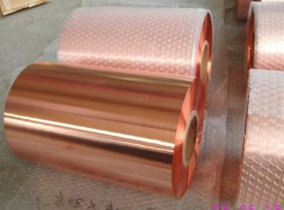 China Folha 10um Rolls de cobre condutora macia da pureza alta à venda