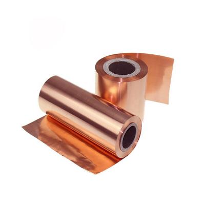 China High Peel Strength Width 520mm C11000 Insulated Copper Foil for sale